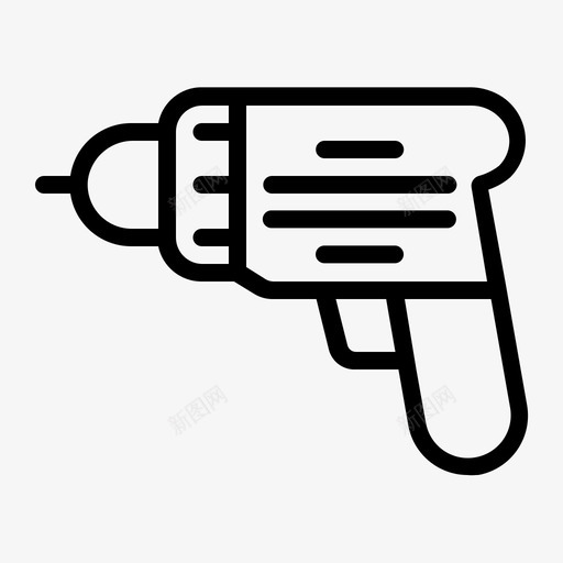 手钻家用电子家用电子设备svg_新图网 https://ixintu.com 手钻 家用电子 家用 电子设备