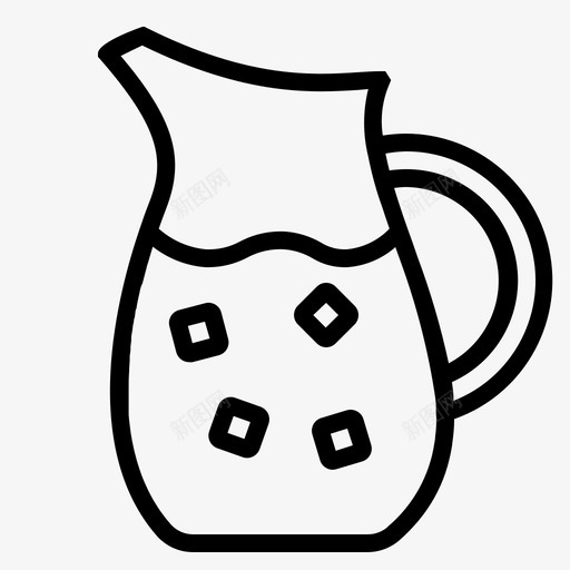 水罐饮料罐子svg_新图网 https://ixintu.com 罐子 水罐 饮料 果汁 汁水 感恩节