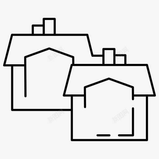 房地产房子环境svg_新图网 https://ixintu.com 房地产 房子 环境 智能家居
