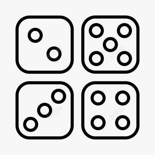 骰子娱乐游戏svg_新图网 https://ixintu.com 娱乐 骰子 游戏 爱好 休闲