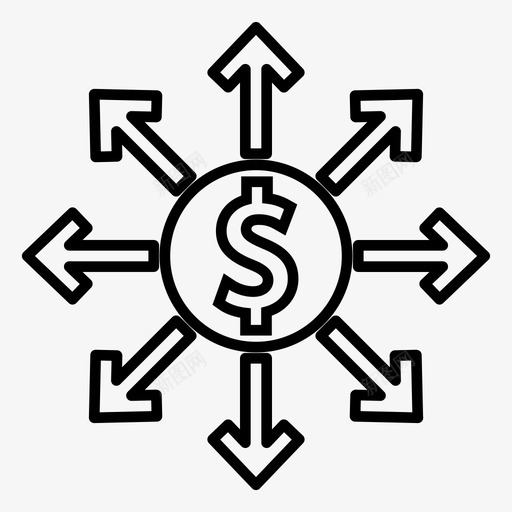 收入业务收益支出svg_新图网 https://ixintu.com 收入 业务 收益 支出 生产 银行 粗体