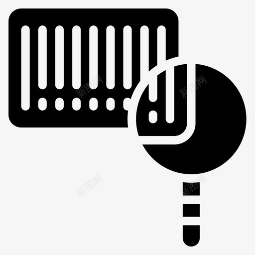 搜索条形码送货物流svg_新图网 https://ixintu.com 搜索 条形码 发货 送货 物流 扫描 字形