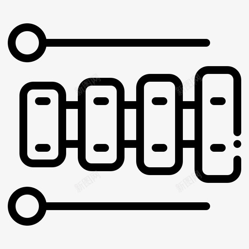 木琴儿童音乐svg_新图网 https://ixintu.com 玩具 木琴 儿童 儿童音乐