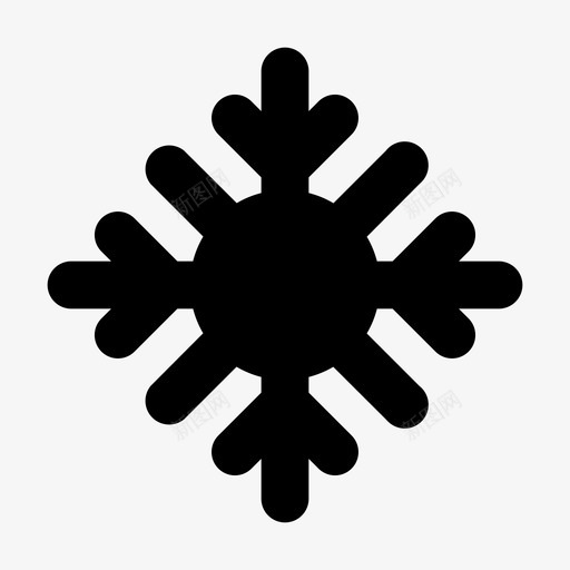 雪花圣诞节图形用户界面svg_新图网 https://ixintu.com 用户界面 雪花 圣诞节 图形 网页 图标 字形