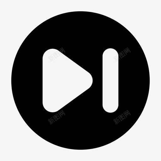 下一个前进音乐svg_新图网 https://ixintu.com 播放器 下一个 前进 音乐 视频 图标
