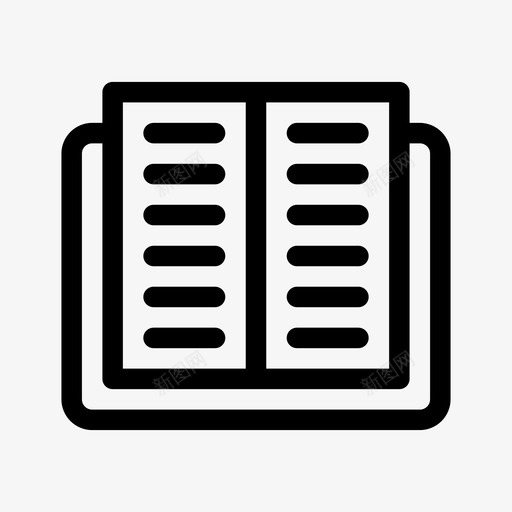 阅读书籍课文svg_新图网 https://ixintu.com 阅读 书籍 课文 教科书 生活方式 大纲