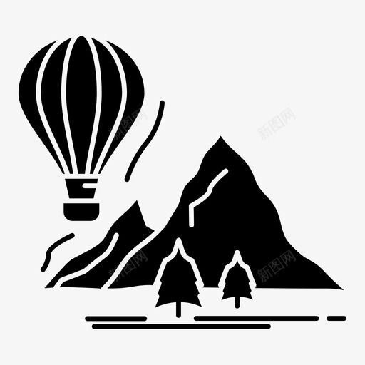 气球旅行露营探险svg_新图网 https://ixintu.com 气球 旅行 露营 探险 高山 商业 教育