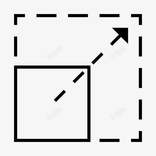 缩放放大展开svg_新图网 https://ixintu.com 展开 缩放 放大 全屏 调整 大小