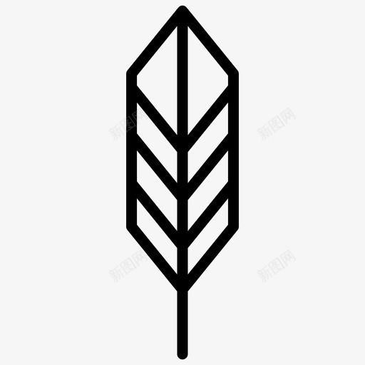 部落叶古老的标志羽毛svg_新图网 https://ixintu.com 部落 落叶部 落叶 古老 老的 标志 羽毛 纹身 符号 线图 图标
