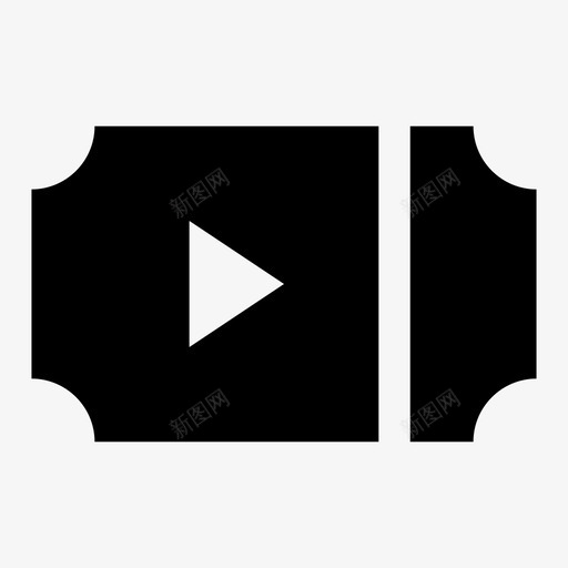 电影票入场券事件通行证svg_新图网 https://ixintu.com 电影票 入场券 事件 通行证 响应 用户界面 矢量 矢量图 图标