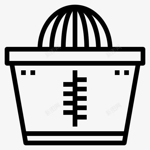 榨汁机饮料厨房svg_新图网 https://ixintu.com 厨房 榨汁机 饮料 橘子 柑橘 配件