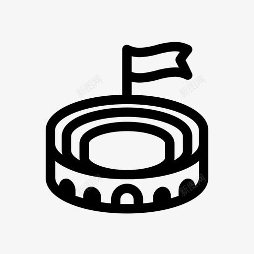 纪念碑古代城市svg_新图网 https://ixintu.com 纪念碑 古代 城市 竞技场 意大利 罗马 地方