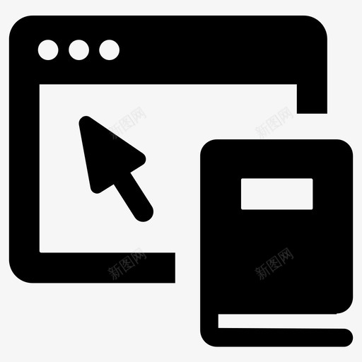 电子书电子图书在线图书svg_新图网 https://ixintu.com 图书 在线 在线学习 在线阅读 学生 教育 电子书 电子图书 网上图书馆