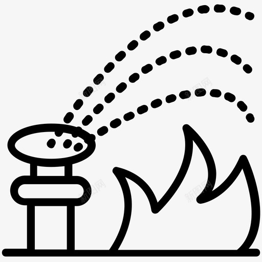 弹出式喷头弹出式灌溉喷头svg_新图网 https://ixintu.com 喷头 弹出式 灌溉 头水 洒水 自动 草坪 浇水 图标