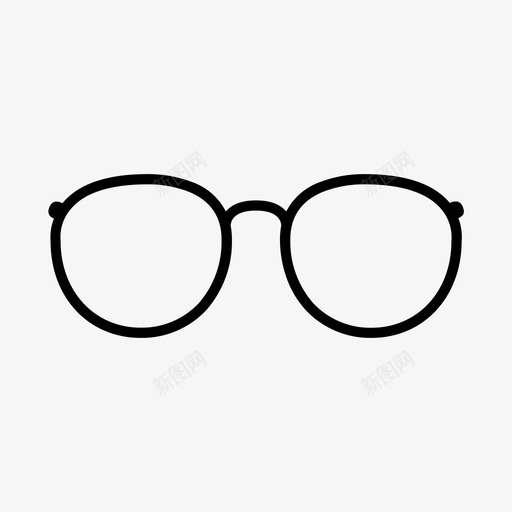 全框眼镜眼镜架svg_新图网 https://ixintu.com 全框 眼镜 眼镜架