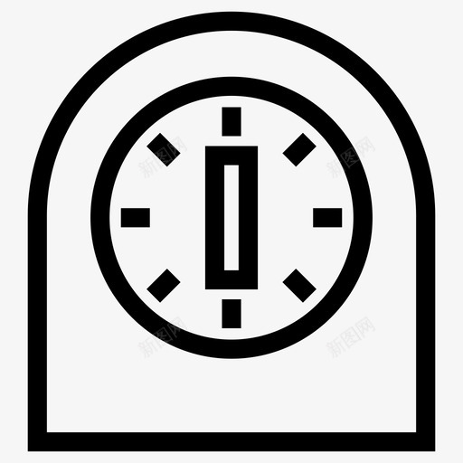 厨房定时器烘焙时钟svg_新图网 https://ixintu.com 厨房 定时器 烘焙 时钟 烹饪