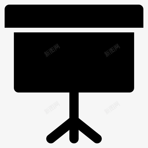 演示文稿板会议svg_新图网 https://ixintu.com 演示 文稿 幻灯片 会议 字形