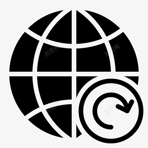 重新加载internet连接网络svg_新图网 https://ixintu.com 重新 加载 网络 连接 刷新