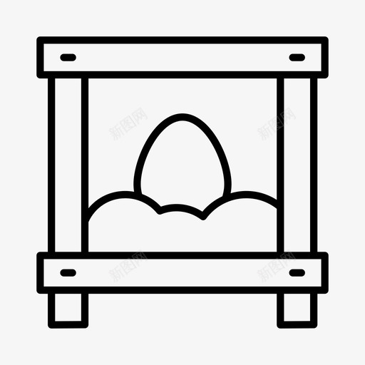 谷仓下蛋农业鸡舍svg_新图网 https://ixintu.com 谷仓 下蛋 农业 鸡舍 农场 畜牧业