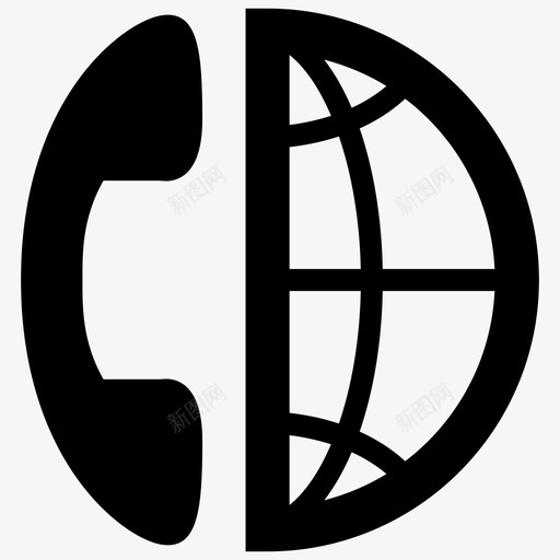 全球通信电话会议svg_新图网 https://ixintu.com 全球 全球通 通信 电话会议 联系人 电话 业务