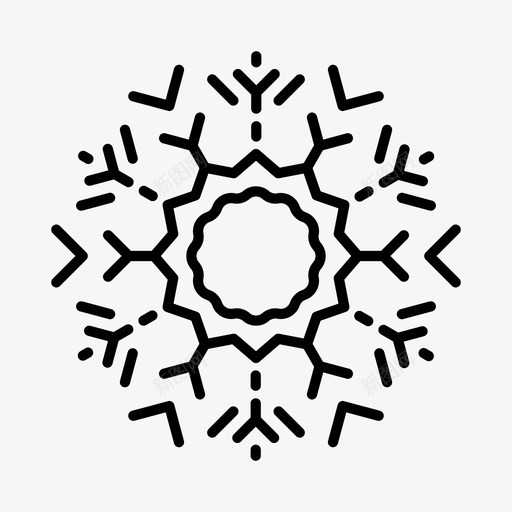 雪花新年快乐新年svg_新图网 https://ixintu.com 新年 雪花 快乐 除夕 聚会 冬天