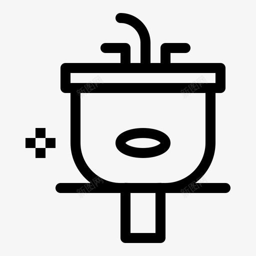 洗脸盆浴室清洁svg_新图网 https://ixintu.com 洗脸盆 浴室 清洁 淋浴 洗漱 卫生 常规