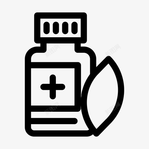 草药健康医学svg_新图网 https://ixintu.com 医学 草药 健康 有机 疗法 传统医学