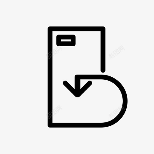 旋转屏幕横向移动svg_新图网 https://ixintu.com 旋转 屏幕 移动 横向 垂直 用户界面 图标