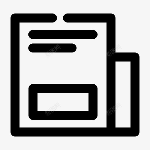 文章简历文件svg_新图网 https://ixintu.com 简历 文章 文件 新闻 混合 空白 粗体