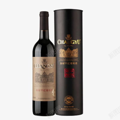 张裕干红葡萄酒png免抠素材_新图网 https://ixintu.com 张裕 红葡萄酒