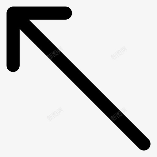 左上对角线箭头方向svg_新图网 https://ixintu.com 左上 对角线 箭头 方向