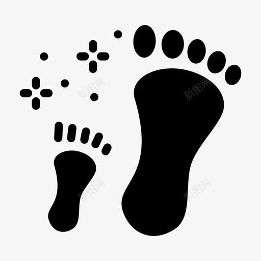 脚印孩子跟随svg_新图网 https://ixintu.com 脚印 孩子 跟随 灵感 榜样 父亲节