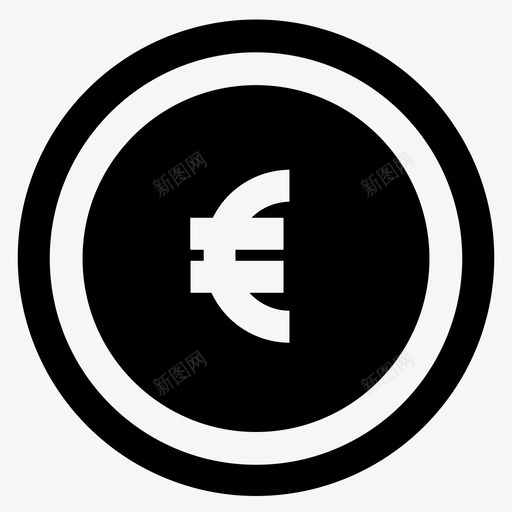 欧元硬币市场商业金融svg_新图网 https://ixintu.com 欧元 硬币 市场 支付 商业 金融 营销 货币 字形