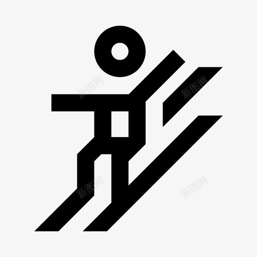 滑雪者运动员人svg_新图网 https://ixintu.com 运动员 滑雪者 人人 人线