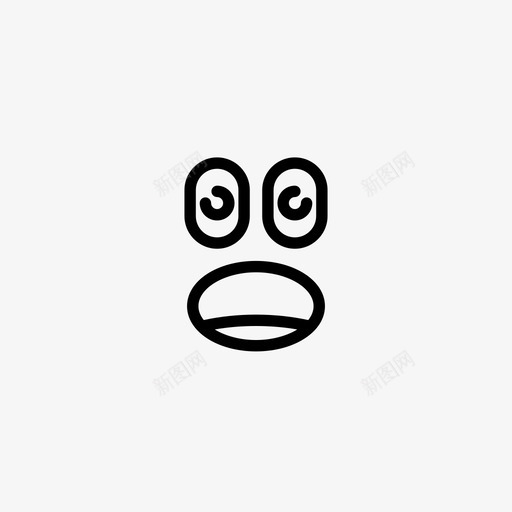 表情惊讶晕眩svg_新图网 https://ixintu.com 表情 惊讶 晕眩