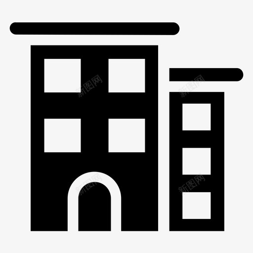 酒店建筑别墅房地产立体矢量图标集svg_新图网 https://ixintu.com 酒店 建筑 别墅 房地产 立体 矢量 矢量图 图标