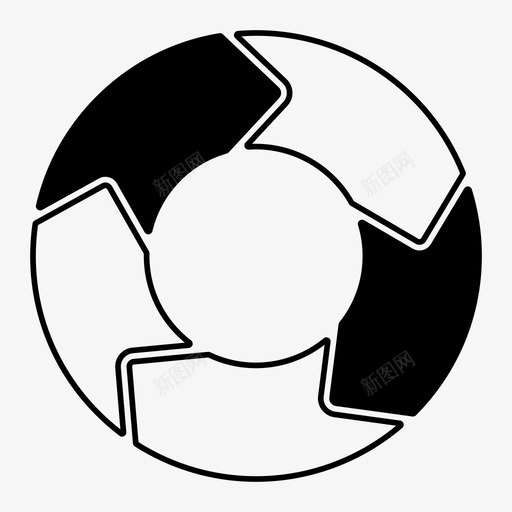 循环图数据图表svg_新图网 https://ixintu.com 图表 循环 数据 统计
