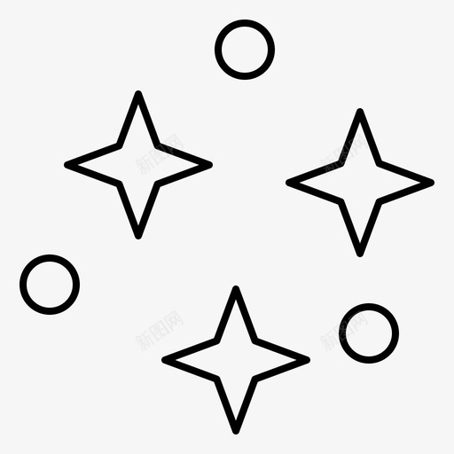 自然天空太空svg_新图网 https://ixintu.com 自然 天空 太空 星星