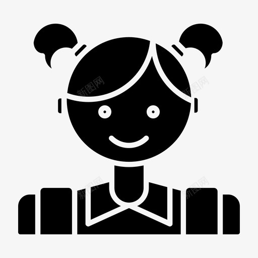 小学生一年级女生svg_新图网 https://ixintu.com 女生 小学生 年级 一年级 学校教育