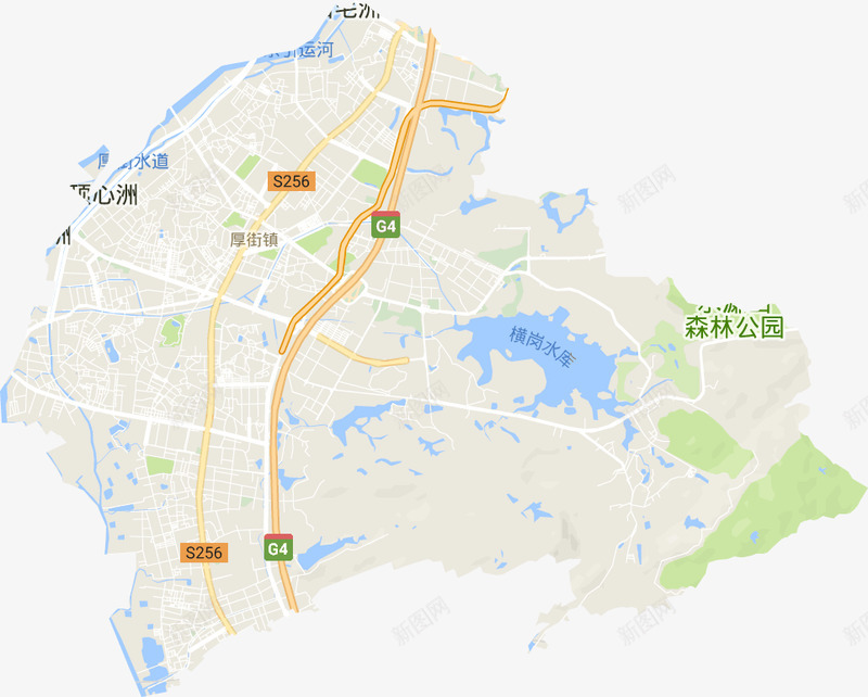 厚街镇电子地图厚街镇谷歌电子地图png免抠素材_新图网 https://ixintu.com 厚街 电子地图 谷歌
