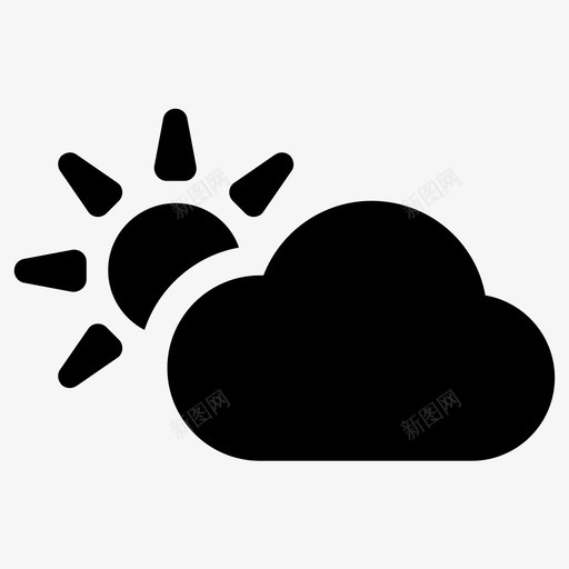 天气云早晨svg_新图网 https://ixintu.com 阳光 天气 早晨