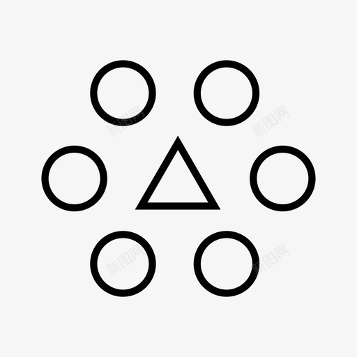 独特的抽象的圆形的svg_新图网 https://ixintu.com 形的 独特 抽象 圆形 不同 特殊 三角 三角形