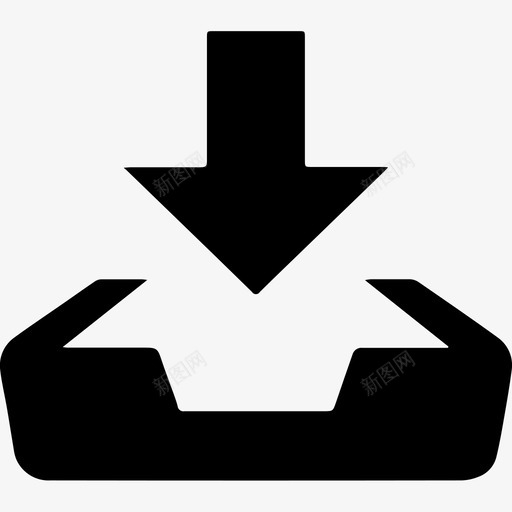 下载降级下线svg_新图网 https://ixintu.com 下载 降级 下线 下拉 箭头 收件箱 用户界面