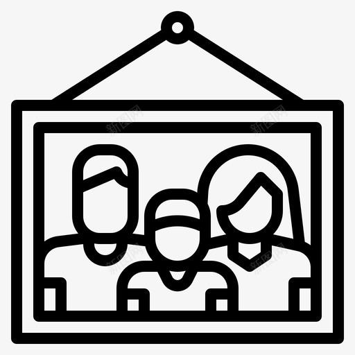 相框家庭照片svg_新图网 https://ixintu.com 相框 家庭 照片