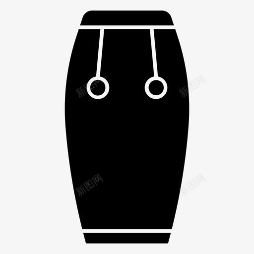 康加鼓乐器svg_新图网 https://ixintu.com 音乐 乐器 康加鼓
