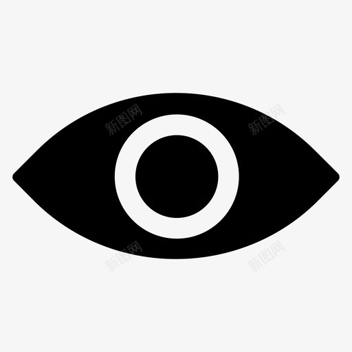 眼睛检查观察svg_新图网 https://ixintu.com 检查 眼睛 观察 感知 查看 电子商务 字形 图标