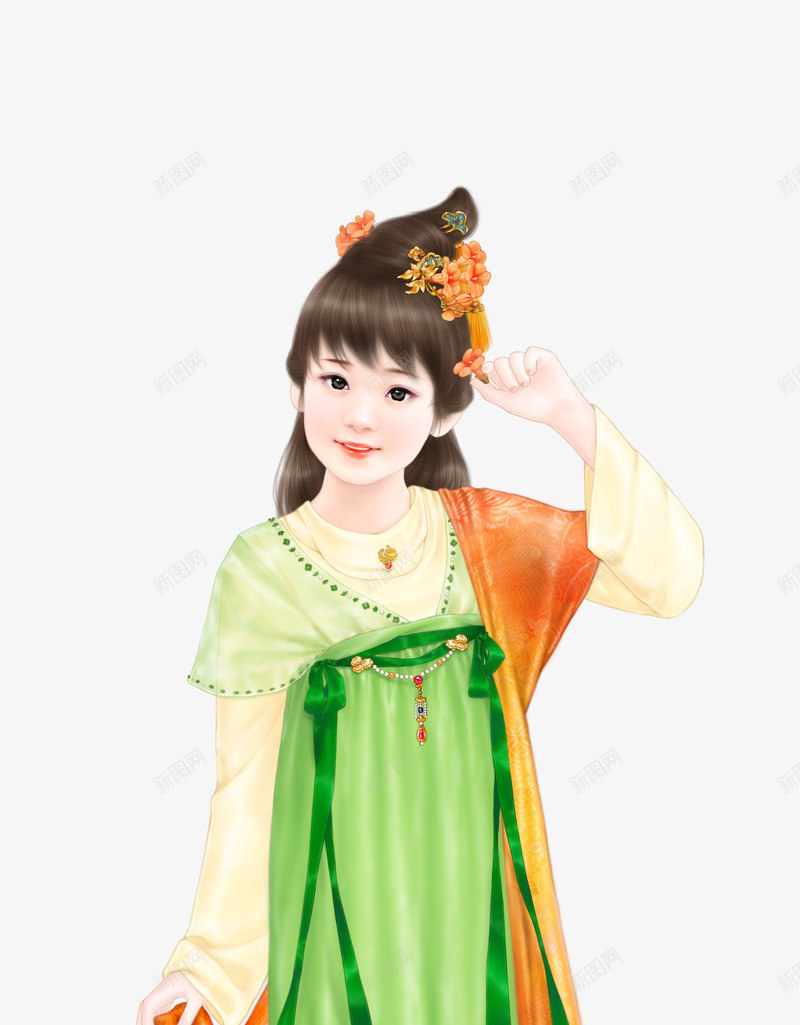 娇羞10岁常服原本l2png免抠素材_新图网 https://ixintu.com 娇羞 常服 原本