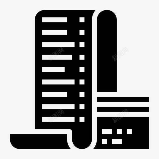 账单购买信用卡svg_新图网 https://ixintu.com 信用卡 账单 购买 电子商务 购物