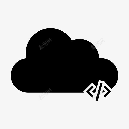 嵌入括号云svg_新图网 https://ixintu.com 嵌入 括号 链接 服务 标记