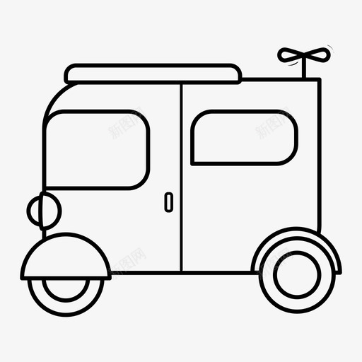 图克图克汽车人力车本地汽车svg_新图网 https://ixintu.com 图克 汽车 人力车 本地 公共 交通 钟表 图库 交通线路 图标